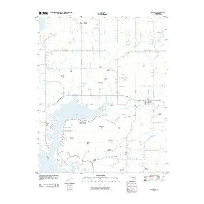 2010 Map of Hulbert, 2010 Print