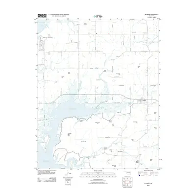 2012 Map of Hulbert, 2012 Print
