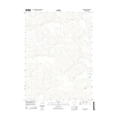 2014 Map of Hulbert Lake, 2014 Print