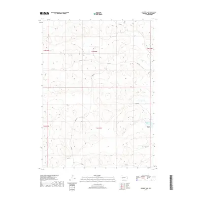 2017 Map of Hulbert Lake, 2017 Print