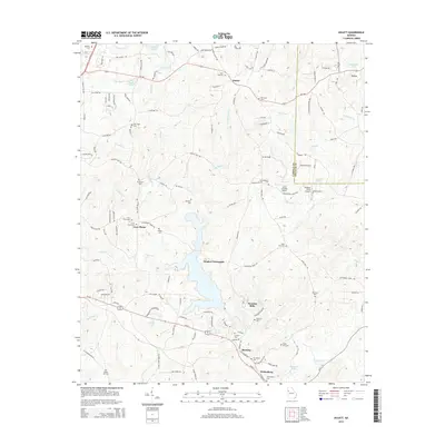 2014 Map of Hulett, 2014 Print