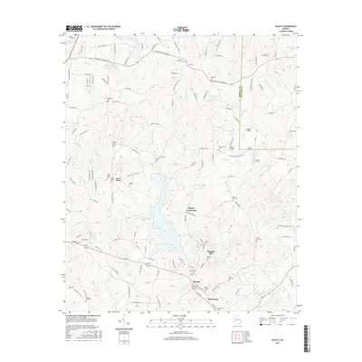 2017 Map of Hulett, 2017 Print