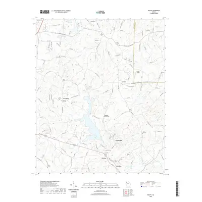 2020 Map of Hulett, 2020 Print