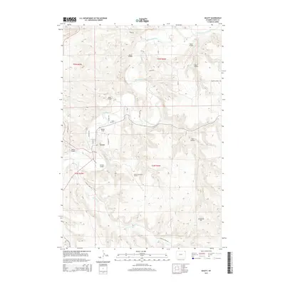 2015 Map of Hulett, 2015 Print