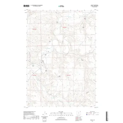 2017 Map of Hulett, 2017 Print
