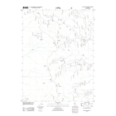2012 Map of Hull Mountain, 2012 Print