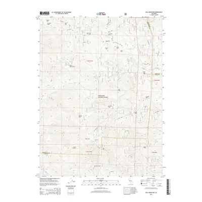 2015 Map of Hull Mountain, 2015 Print