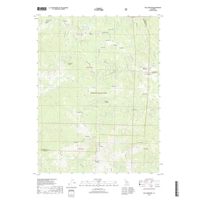2018 Map of Hull Mountain, 2018 Print