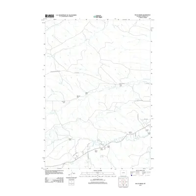 2012 Map of Hultz Draw, 2012 Print