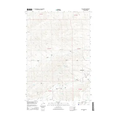 2015 Map of Hultz Draw, 2015 Print