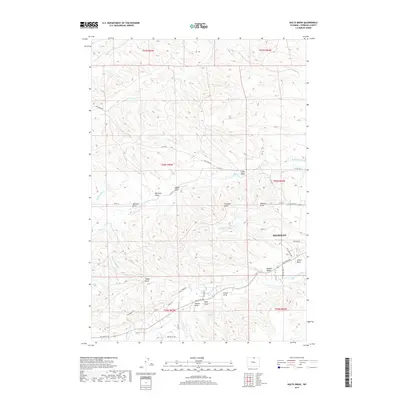 2017 Map of Hultz Draw, 2017 Print