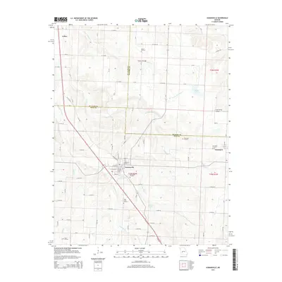 2015 Map of Humansville, 2015 Print
