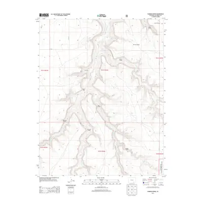 2013 Map of Humbar Spring, 2013 Print