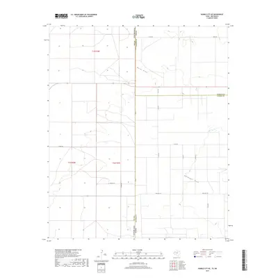 2019 Map of Humble City NE, 2019 Print