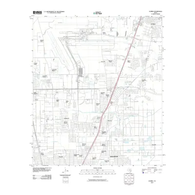 2010 Map of Humble, 2010 Print