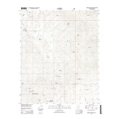 2014 Map of Humboldt Mountain, 2014 Print