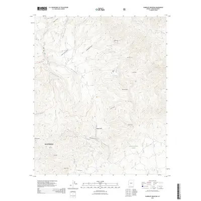 2026 Map of Humboldt Mountain, 2026 Print