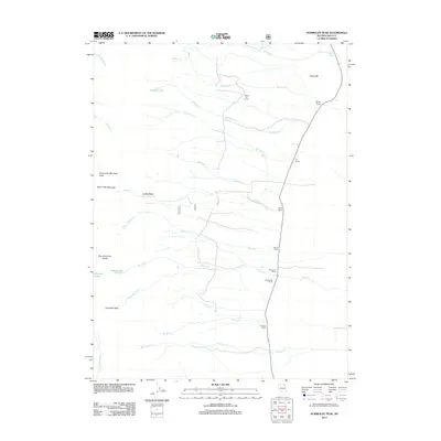 2012 Map of Humboldt Peak, 2012 Print