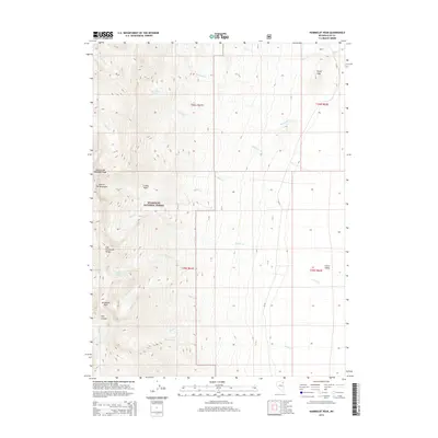 2014 Map of Humboldt Peak, 2014 Print