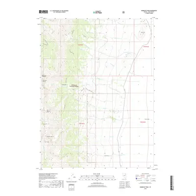 2018 Map of Humboldt Peak, 2018 Print