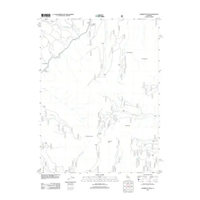 2012 Map of Humboldt Peak, 2012 Print