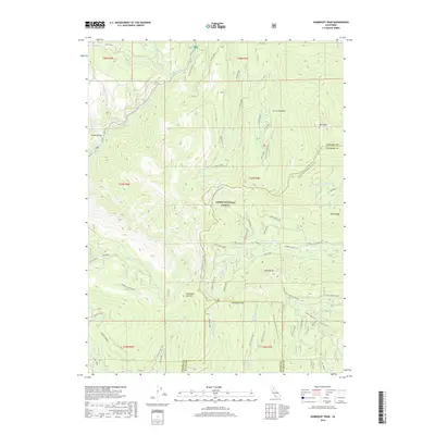 2018 Map of Humboldt Peak, 2018 Print