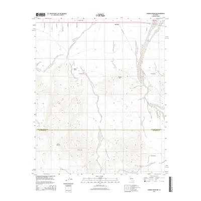 2015 Map of Humbug Mountain, 2015 Print