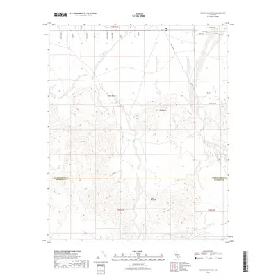 2018 Map of Humbug Mountain, 2018 Print