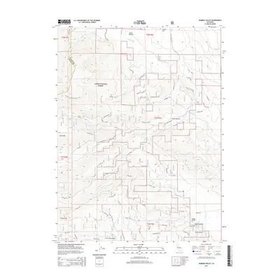 2015 Map of Humbug Valley, 2015 Print