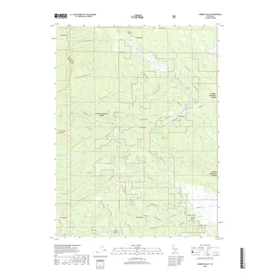 2018 Map of Humbug Valley, 2018 Print