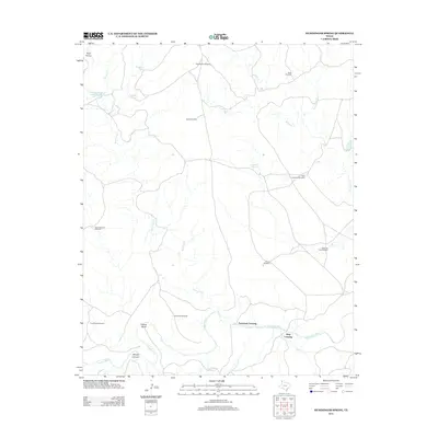 2012 Map of Humdinger Spring, 2012 Print
