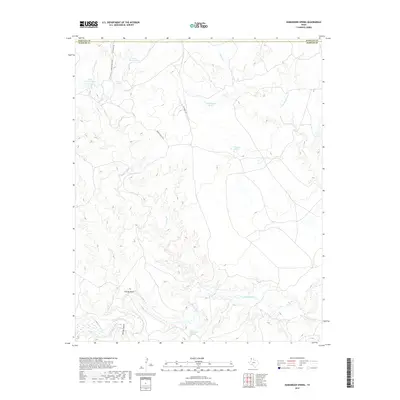 2019 Map of Humdinger Spring, 2019 Print