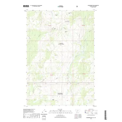 2020 Map of Hummingbird Peak, 2020 Print