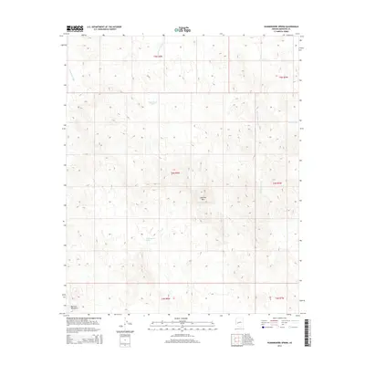2014 Map of Hummingbird Spring, 2014 Print