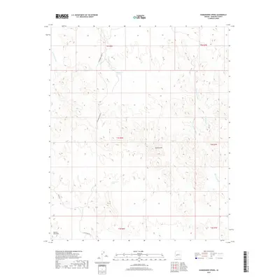 2018 Map of Hummingbird Spring, 2018 Print