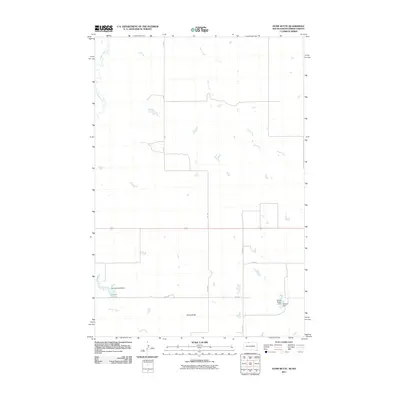 2011 Map of Hump Butte, 2011 Print