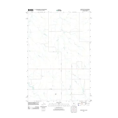 2012 Map of Hump Butte, 2012 Print