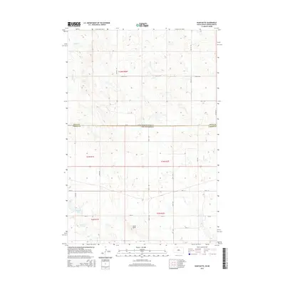 2015 Map of Hump Butte, 2015 Print