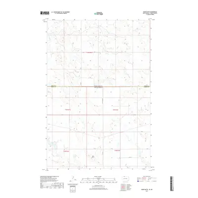 2017 Map of Hump Butte, 2017 Print