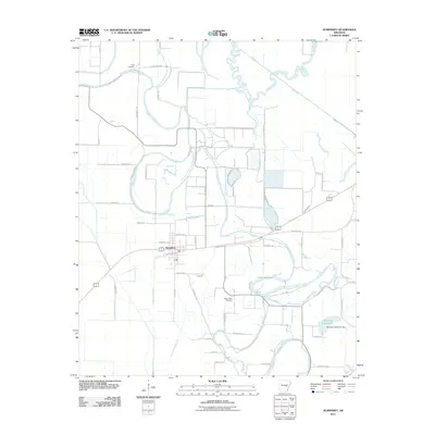 2011 Map of Humphrey, 2011 Print