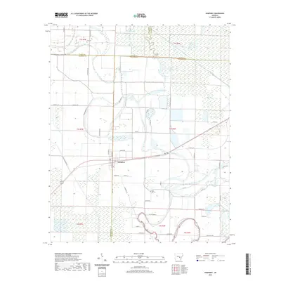 2020 Map of Humphrey, 2020 Print