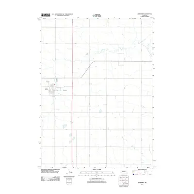 2011 Map of Humphrey, 2011 Print