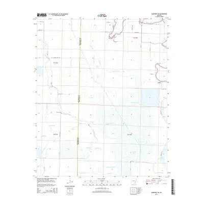2014 Map of Humphrey SW, 2014 Print
