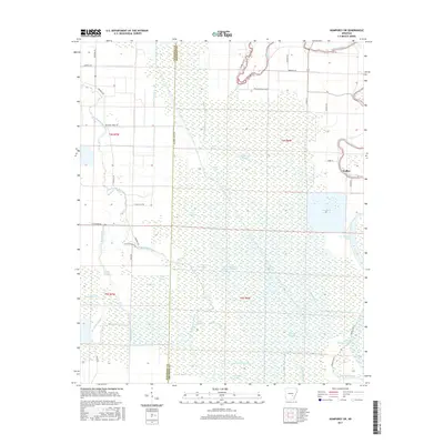 2017 Map of Humphrey SW, 2017 Print