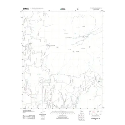 2011 Map of Humphreys Peak, 2011 Print