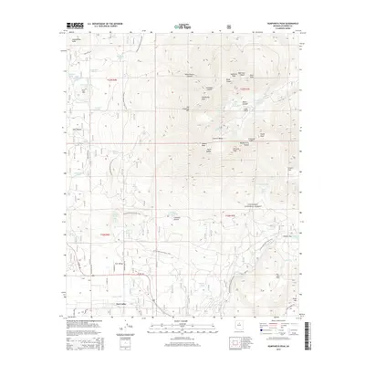 2014 Map of Humphreys Peak, 2014 Print