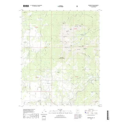 2018 Map of Humphreys Peak, 2018 Print