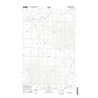 2014 Map of Humptulips, 2014 Print