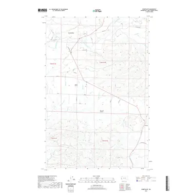2020 Map of Humptulips, 2020 Print