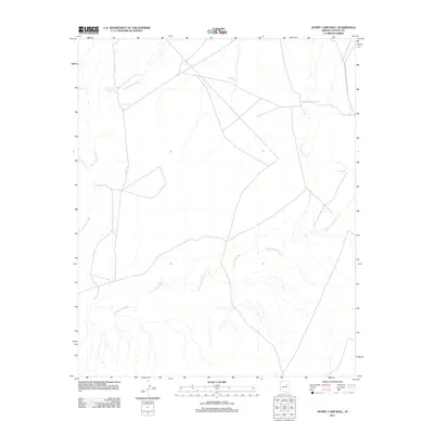 2011 Map of Humpy Camp Well, 2011 Print